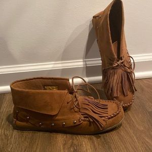 Pre-Owned Brown Dani Moccasins by Dolce Vita Size 10